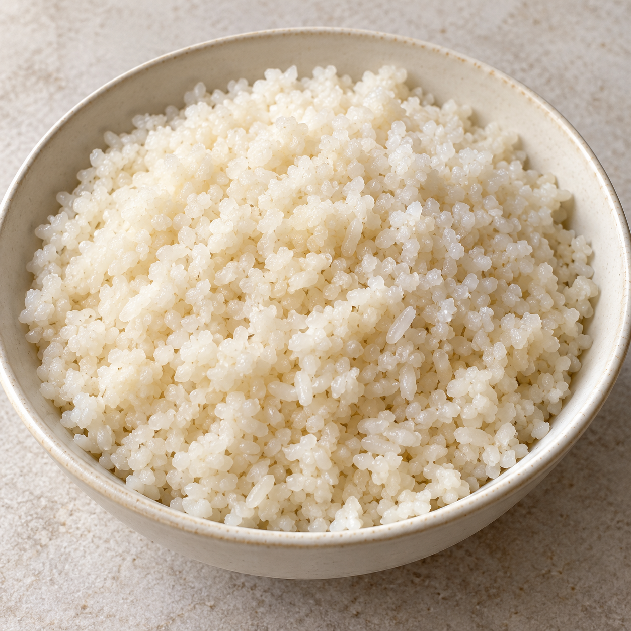 : Plain brabisko made from coarse broken rice